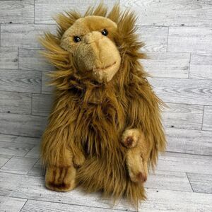 Toys By Daphne Monkey Hand Puppet Brown Hands go together Plush Pretend Play 12"